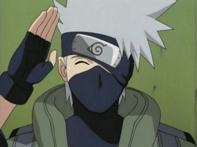 Kakashi Hatake với dáng vẻ điềm tĩnh quen thuộc