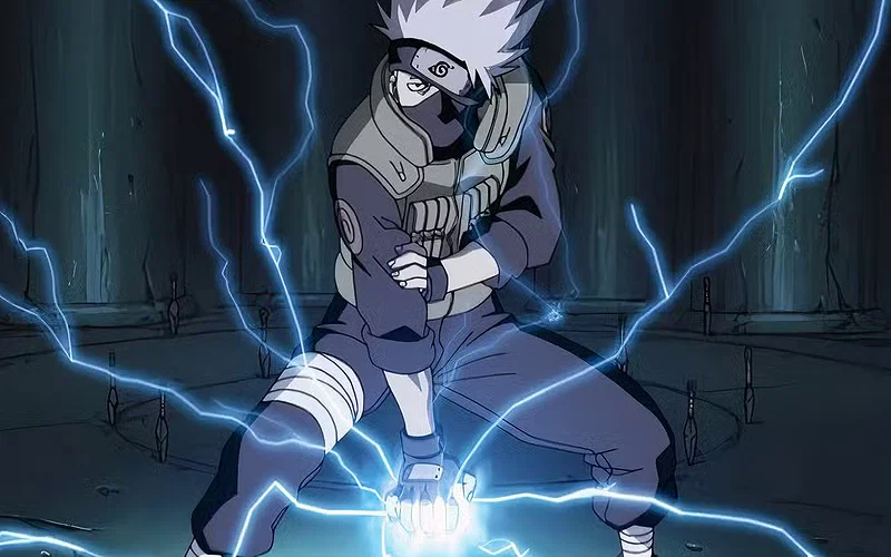 Sasuke sử dụng sức mạnh của chín Vĩ thú trong trận chiến