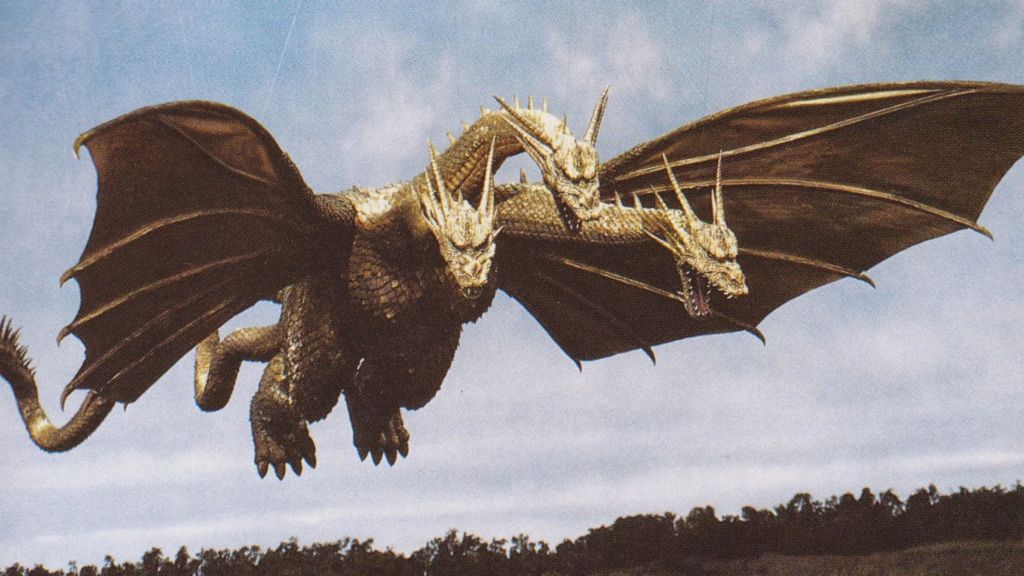 Hình ảnh gợi liên tưởng đến cuộc đối đầu giữa Godzilla và King Ghidorah