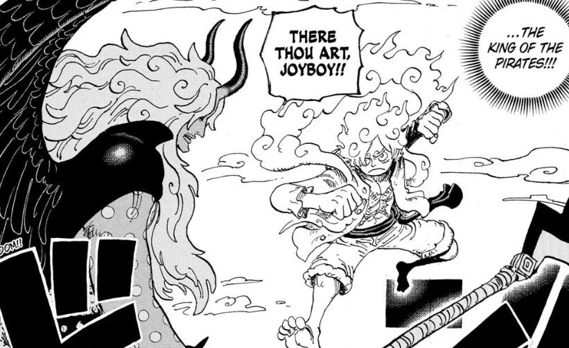 Nắm đấm Bajrang Gun khổng lồ của Luffy trong trận chiến với Kaido