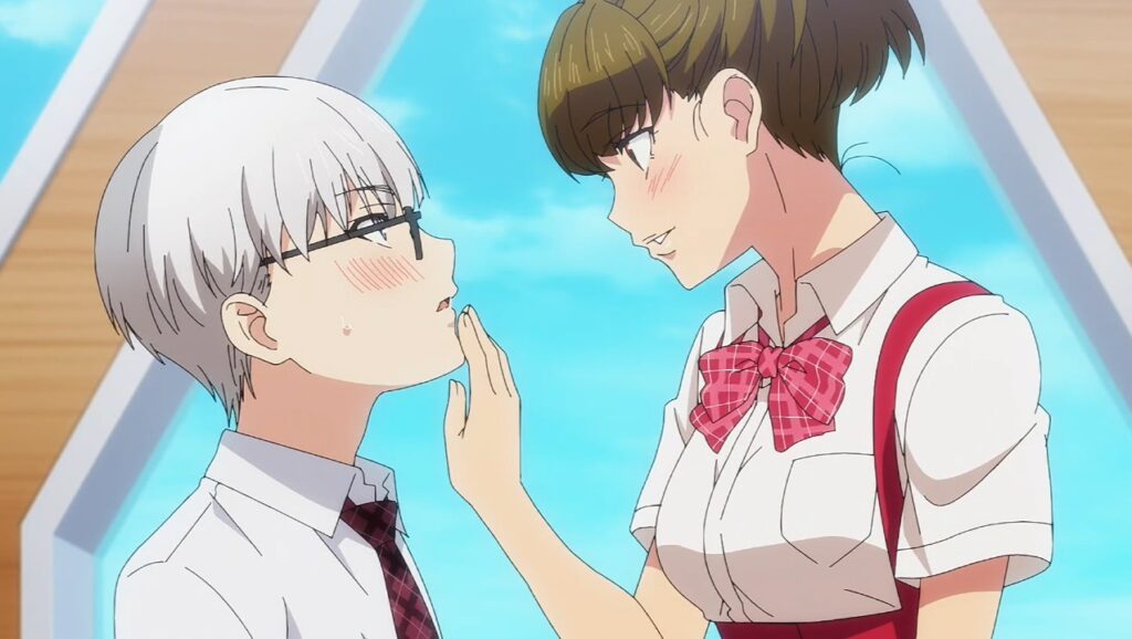 Makoto cùng các nhân vật nữ trong School Days