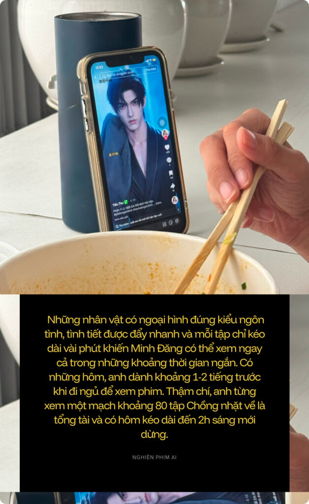 Các cảnh phim AI với chủ đề tình cảm và kịch tính được ghép lại