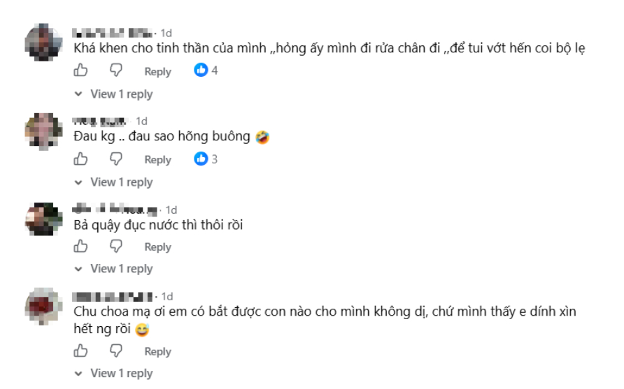 Hình ảnh cô gái hoàn thành hoạt động mò ốc ngoài trời