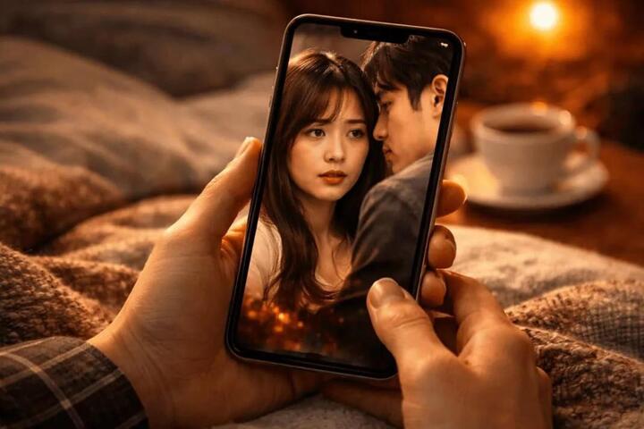 Chuỗi tập phim ngắn được phát liên tục trên màn hình