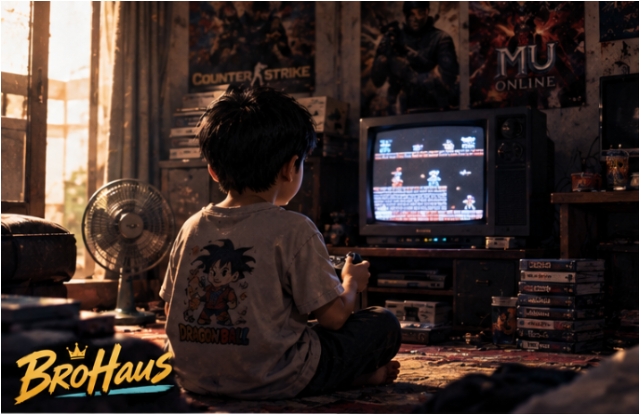 Minh họa cho khoảng thời gian chơi game bị thu hẹp bởi công việc và gia đình