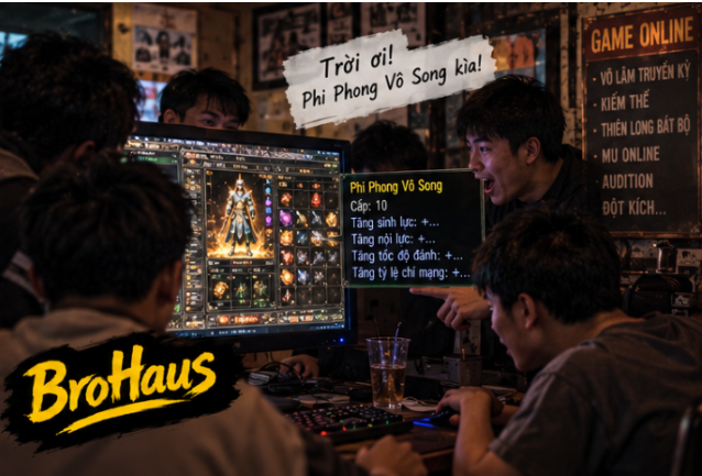 Cộng đồng game thủ theo dõi một nhân vật sở hữu trang bị hiếm