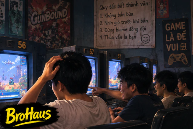 Nhân vật Gunbound với trang phục và phụ kiện avatar nổi bật