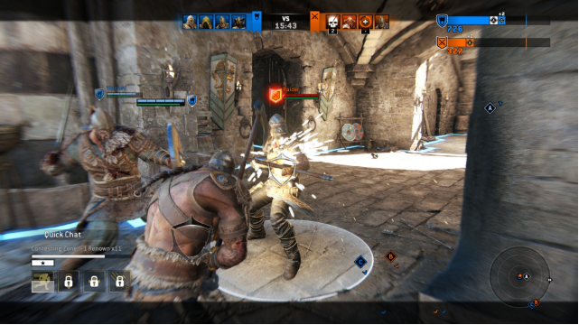 Giao diện và hình ảnh chiến đấu của For Honor