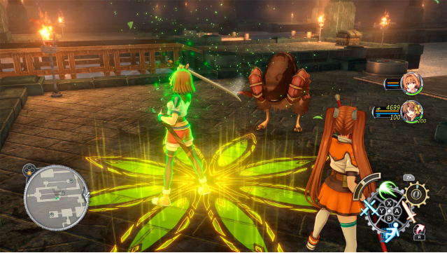 Ảnh chụp thế giới và nhân vật trong game JRPG
