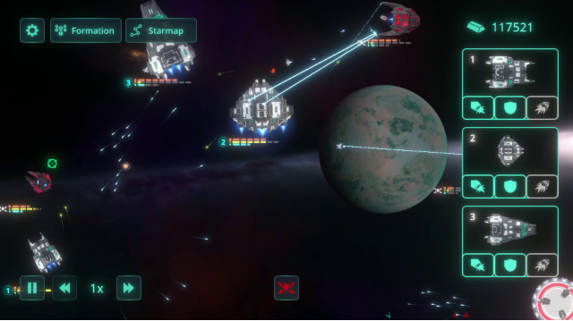 Trang thông tin Space Menace với lựa chọn thêm game vào thư viện