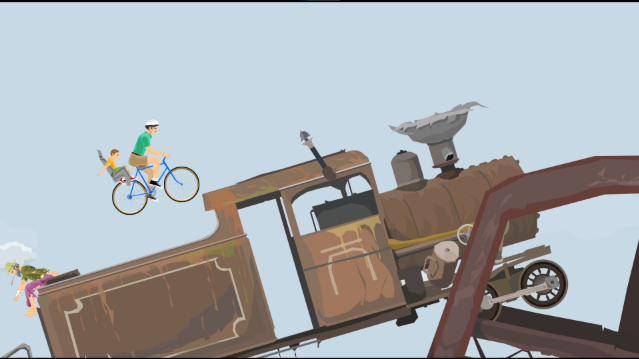 Khu vực đánh giá Happy Wheels trên Steam với phản hồi tích cực