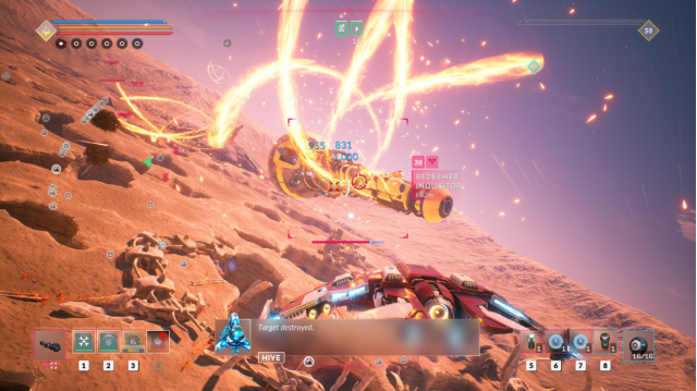Một khu vực được thiết kế thủ công trên bản đồ Everspace 2