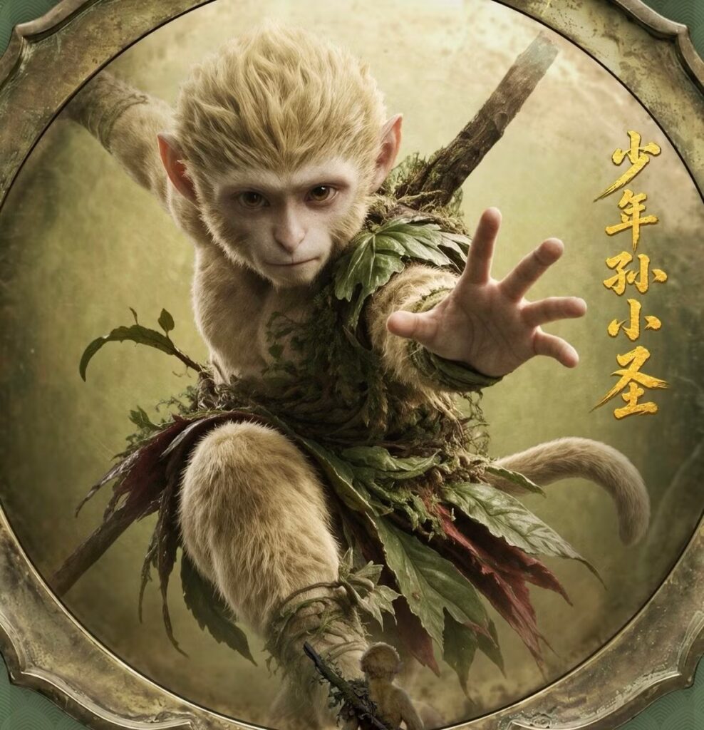 Cảnh phim thể hiện thế giới Hoa Quả Sơn