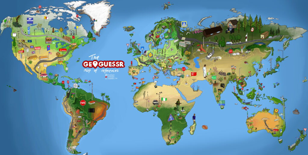 Các tuyển thủ tranh tài tại giải vô địch GeoGuessr thế giới