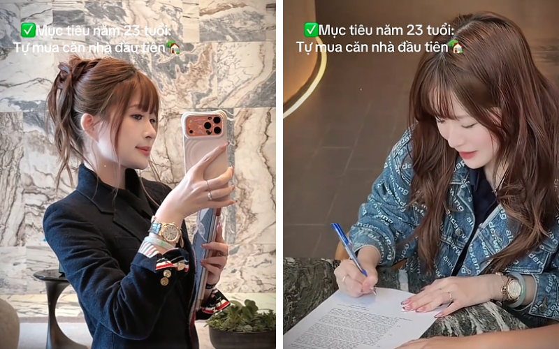Chao đăng thông tin về hành trình học tập trên mạng xã hội