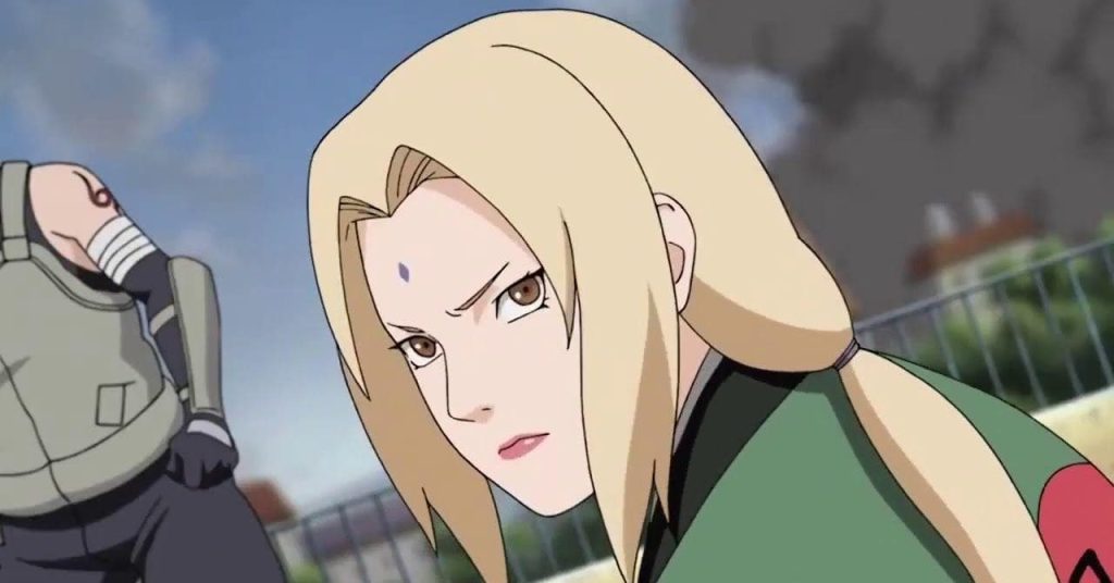 Tsunade thể hiện vẻ mạnh mẽ khi lãnh đạo làng Lá giữa khủng hoảng