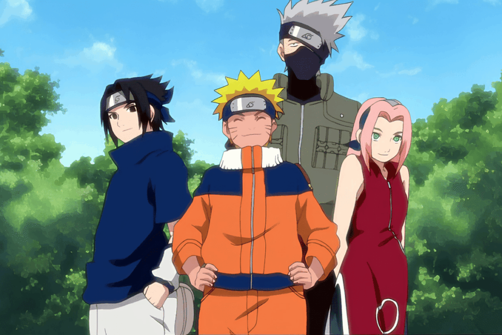 Logo Studio Pierrot gắn với các dự án anime Naruto và NINKŪ