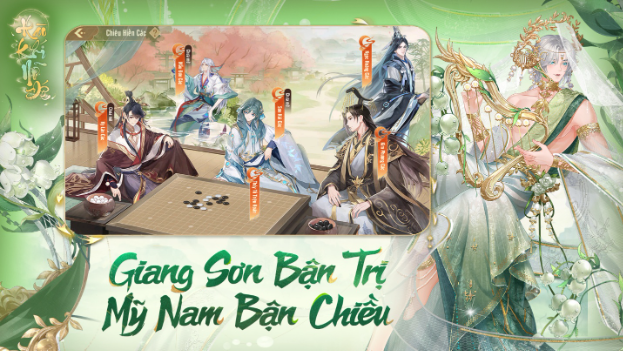 Không gian lãnh địa và các hoạt động xây dựng trong game