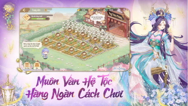 Nữ Đế khoác trang phục cổ phong trong khung cảnh cung đình