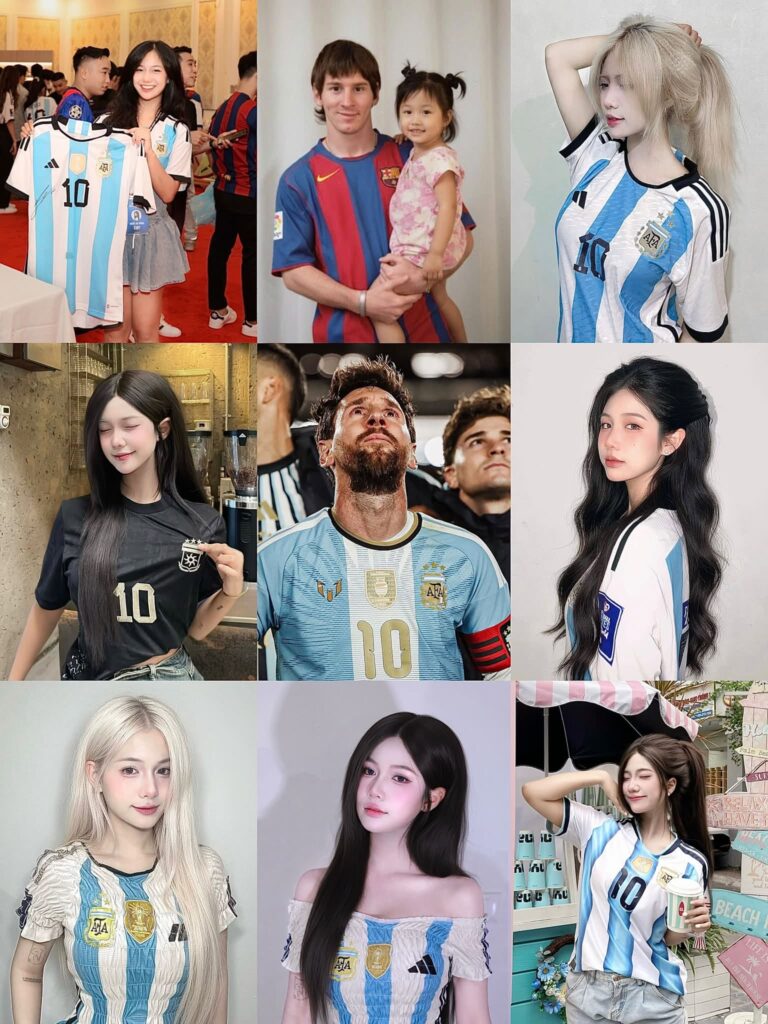 Thu Phương chia sẻ hình ảnh gắn với hành trình của Messi