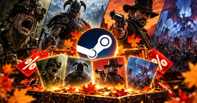 Trang Steam Autumn Sale 2026 hiển thị nhiều trò chơi đang được giảm giá