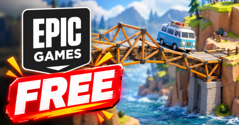 Giao diện Epic Games Store giới thiệu Bridge Constructor Studio