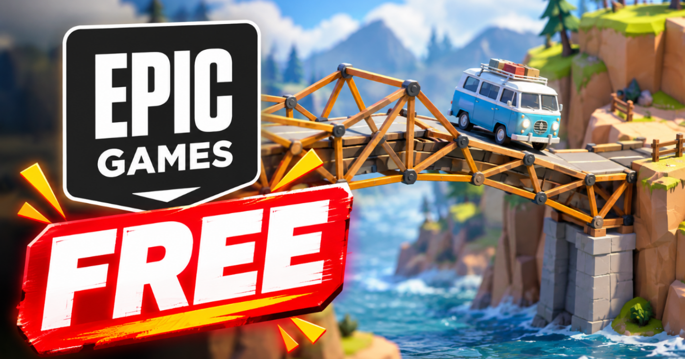 Giao diện Epic Games Store giới thiệu Bridge Constructor Studio