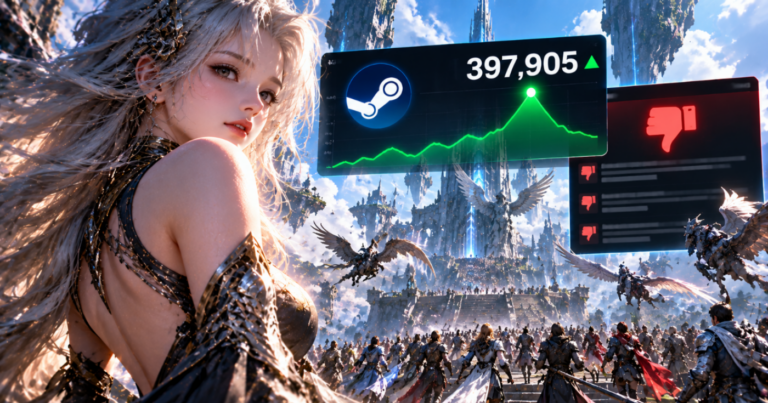 Hình ảnh giới thiệu thế giới fantasy trong AION 2 trên Steam