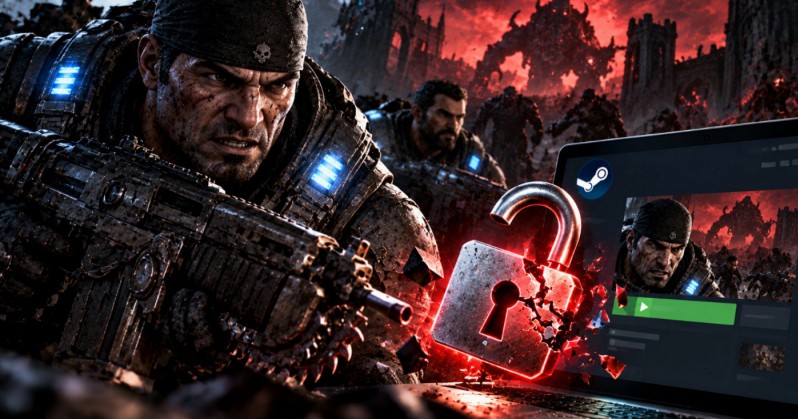 Ảnh giới thiệu Gears of War: E-Day với bối cảnh chiến tranh trên hành tinh Sera