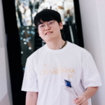 Gumayusi thi đấu trong một trận LMHT tại CKTG
