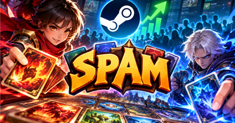 Hình ảnh giới thiệu SPAM trên trang Steam
