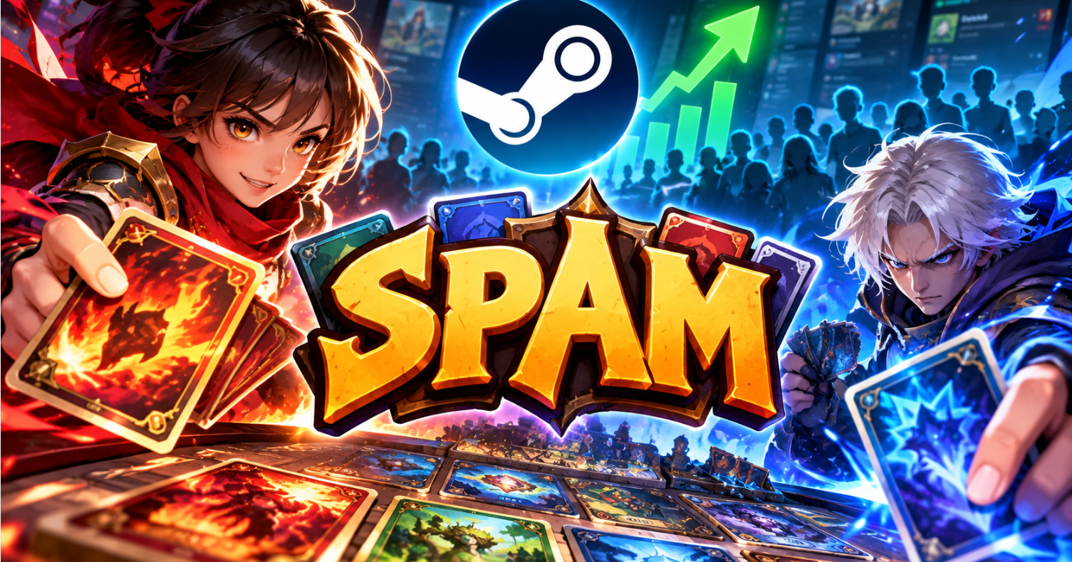 Hình ảnh giới thiệu SPAM trên trang Steam