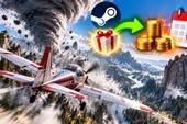 Nhân vật sử dụng súng đối đầu kẻ địch trong game