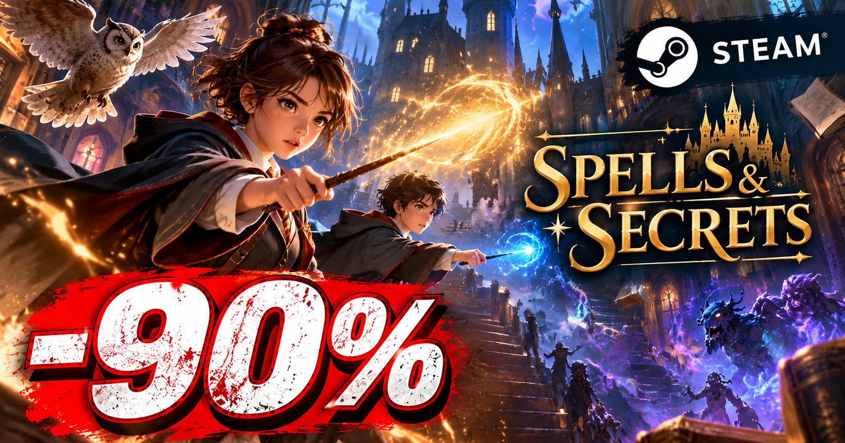 Hình ảnh trò chơi Spells & Secrets trên nền tảng Steam