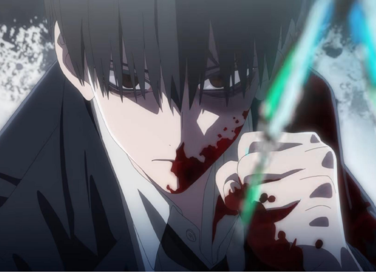 Hình ảnh quảng bá anime The Boxer với không khí quyền Anh căng thẳng