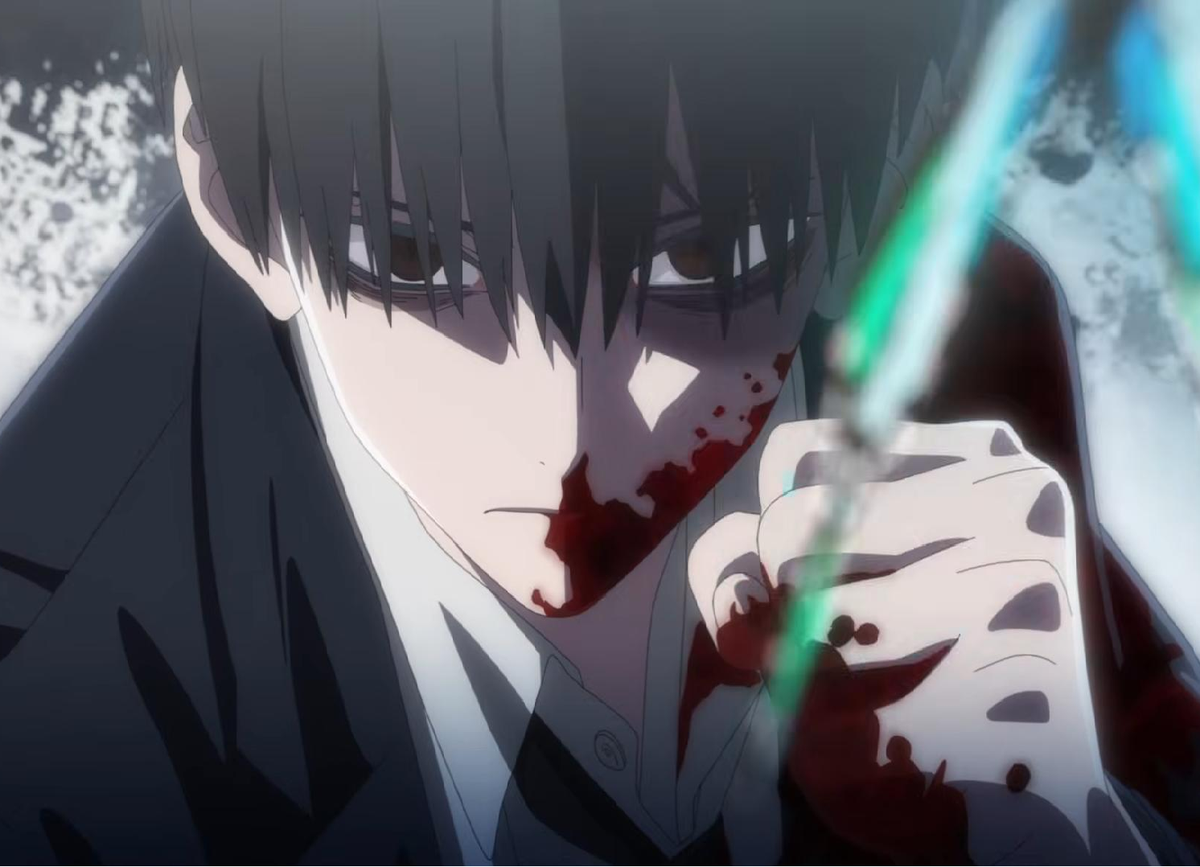 Hình ảnh quảng bá anime The Boxer với không khí quyền Anh căng thẳng