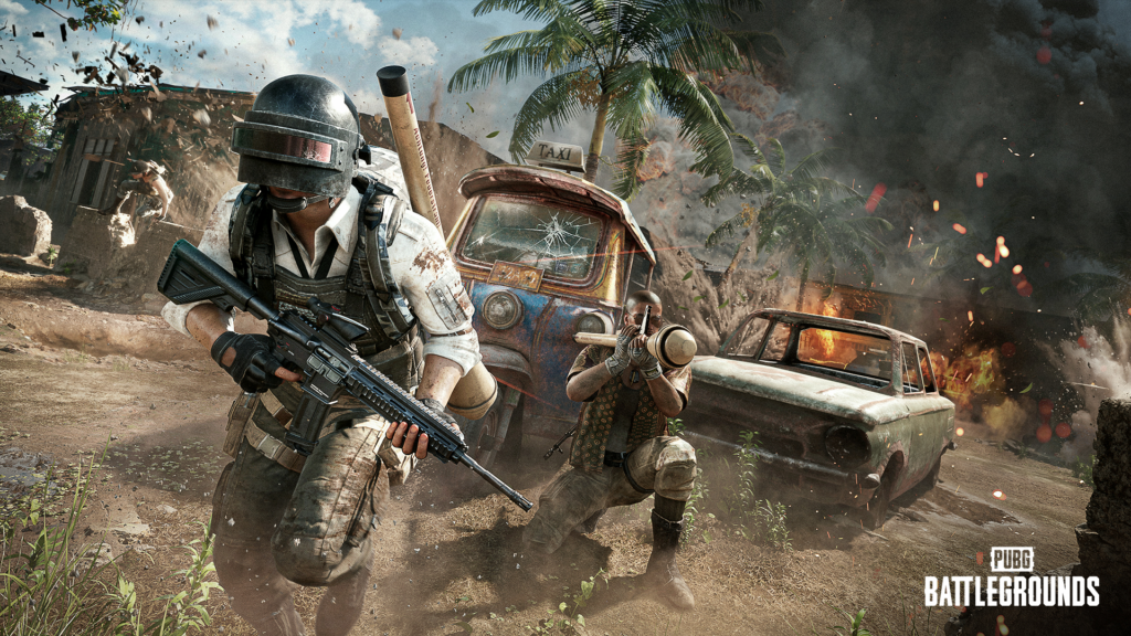 Tuyển thủ PUBG thi đấu trong sự kiện chuyên nghiệp