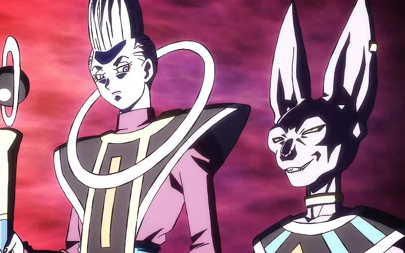 Beerus và Whis trao đổi về Super Saiyan God