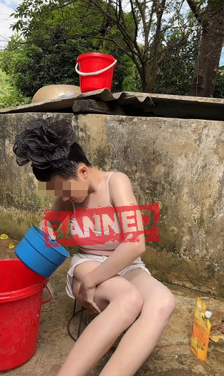 Người dùng sử dụng chức năng báo cáo trên nền tảng mạng xã hội