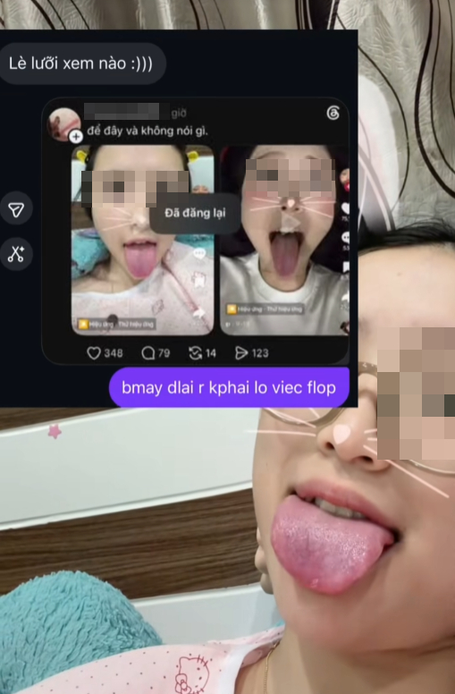 Người dùng mạng xã hội bình luận về nội dung của nữ TikToker