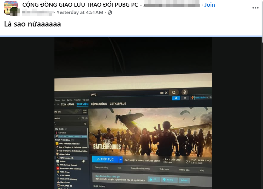 Ảnh minh họa phản ứng của cộng đồng game thủ Việt
