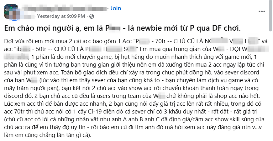 Hình ảnh kiểm tra giá trị tài khoản và vật phẩm trong Delta Force
