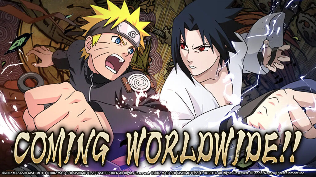 Đội hình ninja được tập hợp trong giao diện trò chơi