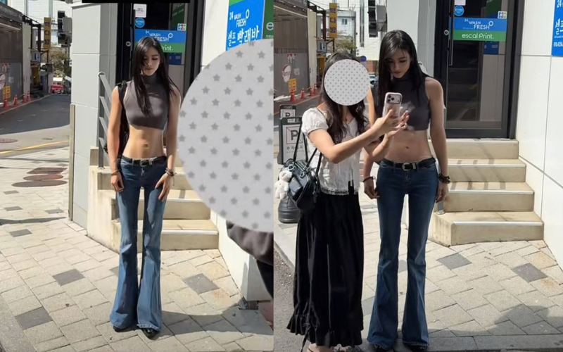 Cơ bụng săn chắc của Tử Lang trong trang phục đời thường