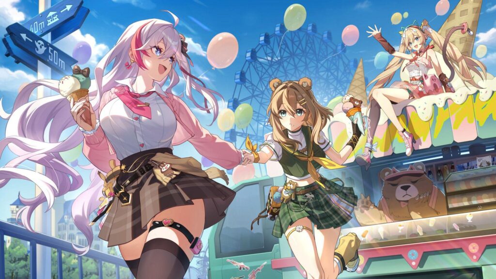 Đội hình nhân vật anime chuẩn bị tham gia trận đấu 5v5