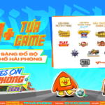 Toàn cảnh khu vực sự kiện Games ON Hải Phòng 2026 với các booth game