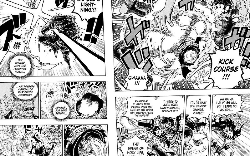 Sanji trong thời gian huấn luyện tại Vương quốc Kamabakka