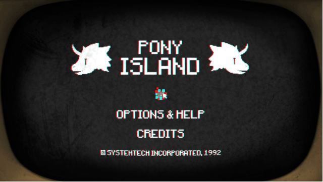 Khung cảnh thế giới ảo kỳ quái của Pony Island