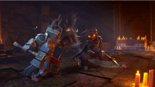 Màn giao chiến giữa nhân vật và kẻ địch trong Dark Craft