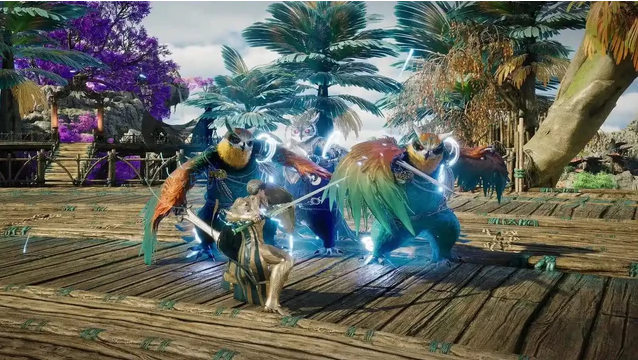 Một khu vực gameplay của AION 2 trên nền tảng Steam